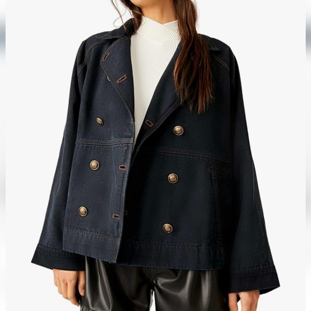 NWT/NWOT Women's OVERSIZED We the Free Denim Jacket
